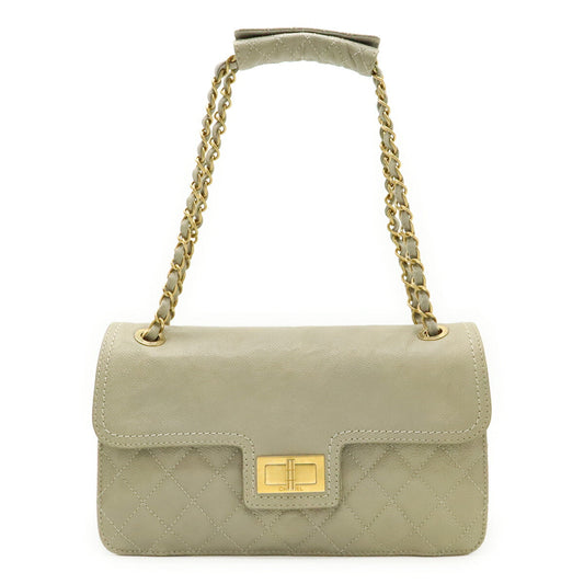 Chanel 2.55 Soft Caviar Leather Shoulder Bag