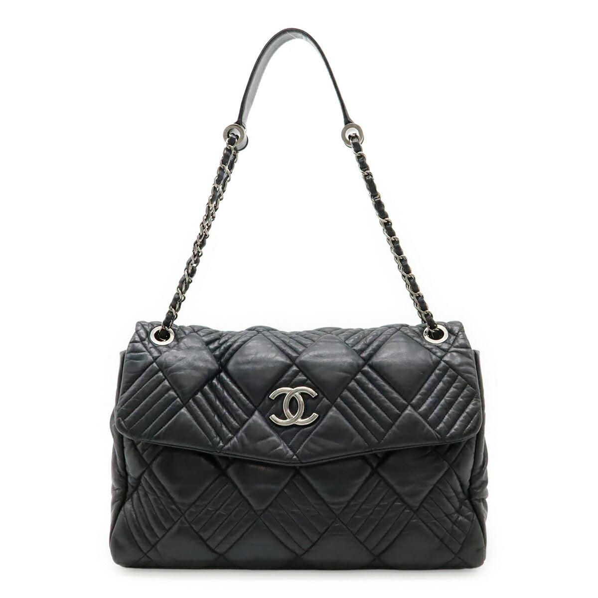 Chanel Quilted Leather 2way Shoulder Bag