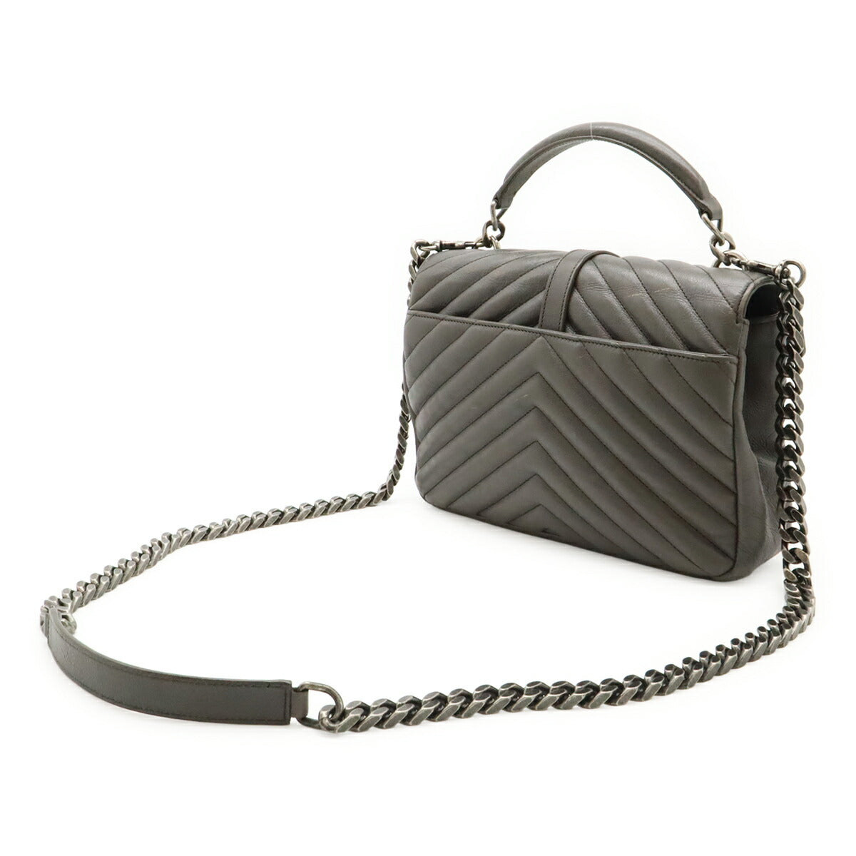 Saint Laurent College Leather 2way Handbag