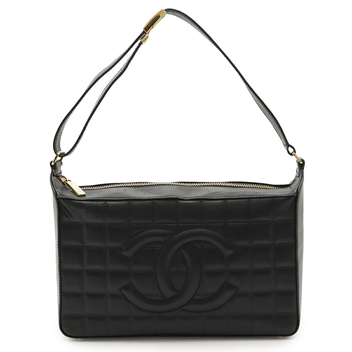 Chanel Choco Bar Lambskin Shoulder Bag