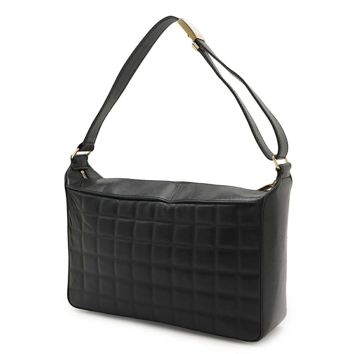 Chanel Choco Bar Lambskin Shoulder Bag