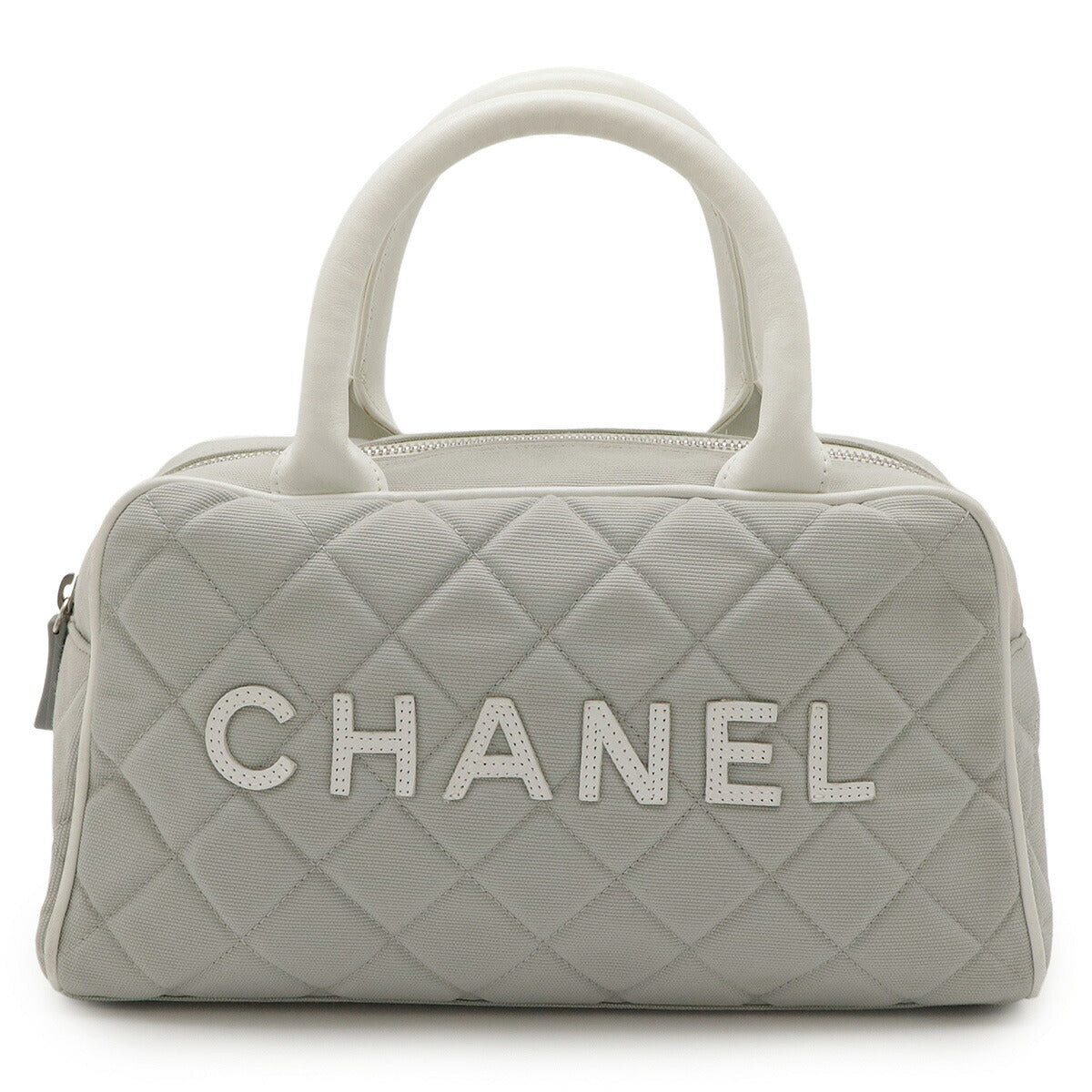 Chanel Sports Line Canvas Leather Handbag