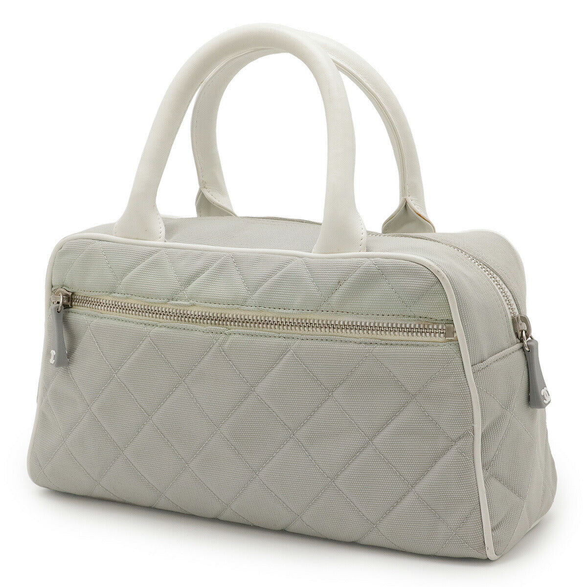 Chanel Sports Line Canvas Leather Handbag