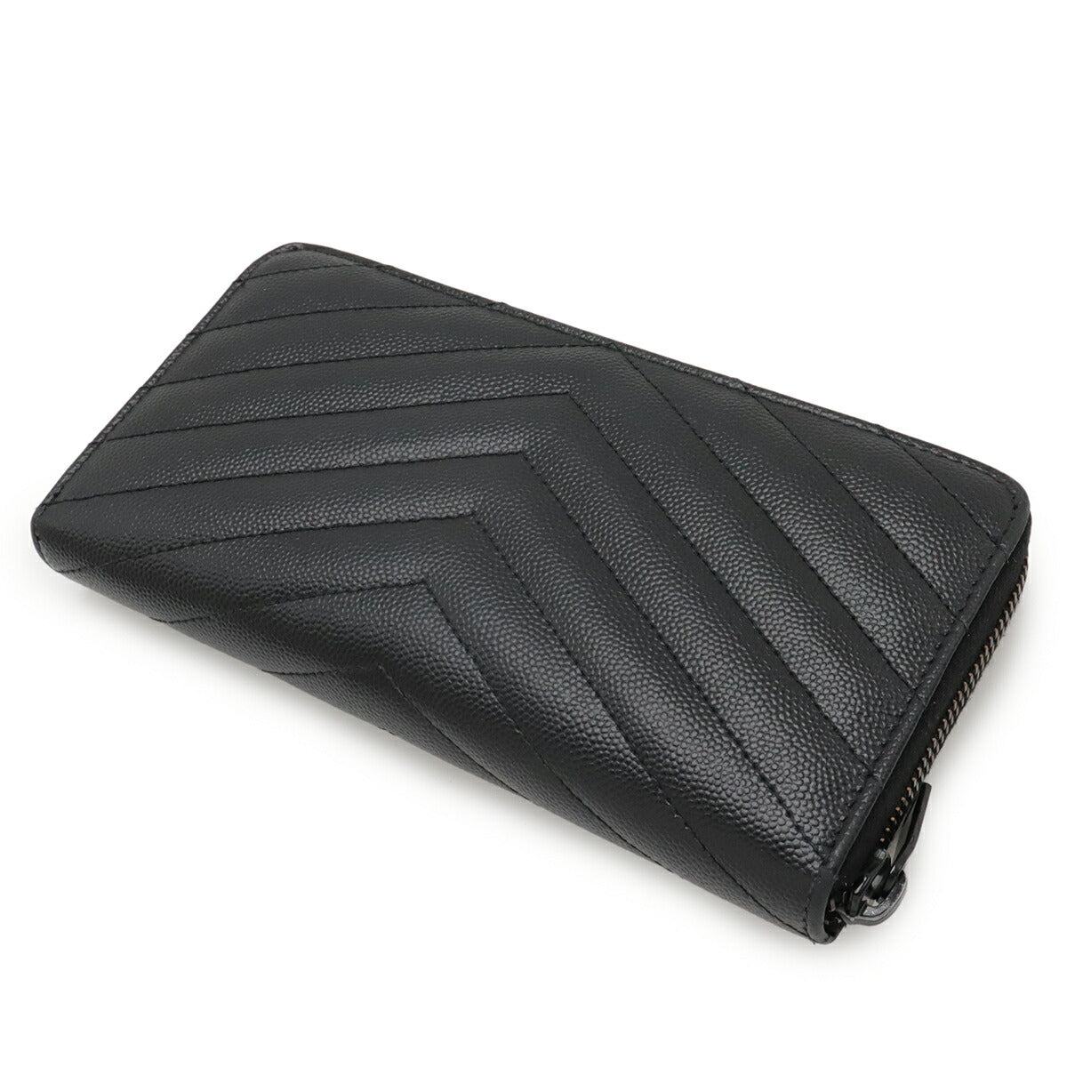 Saint Laurent Paris Monogram Leather Long Wallet