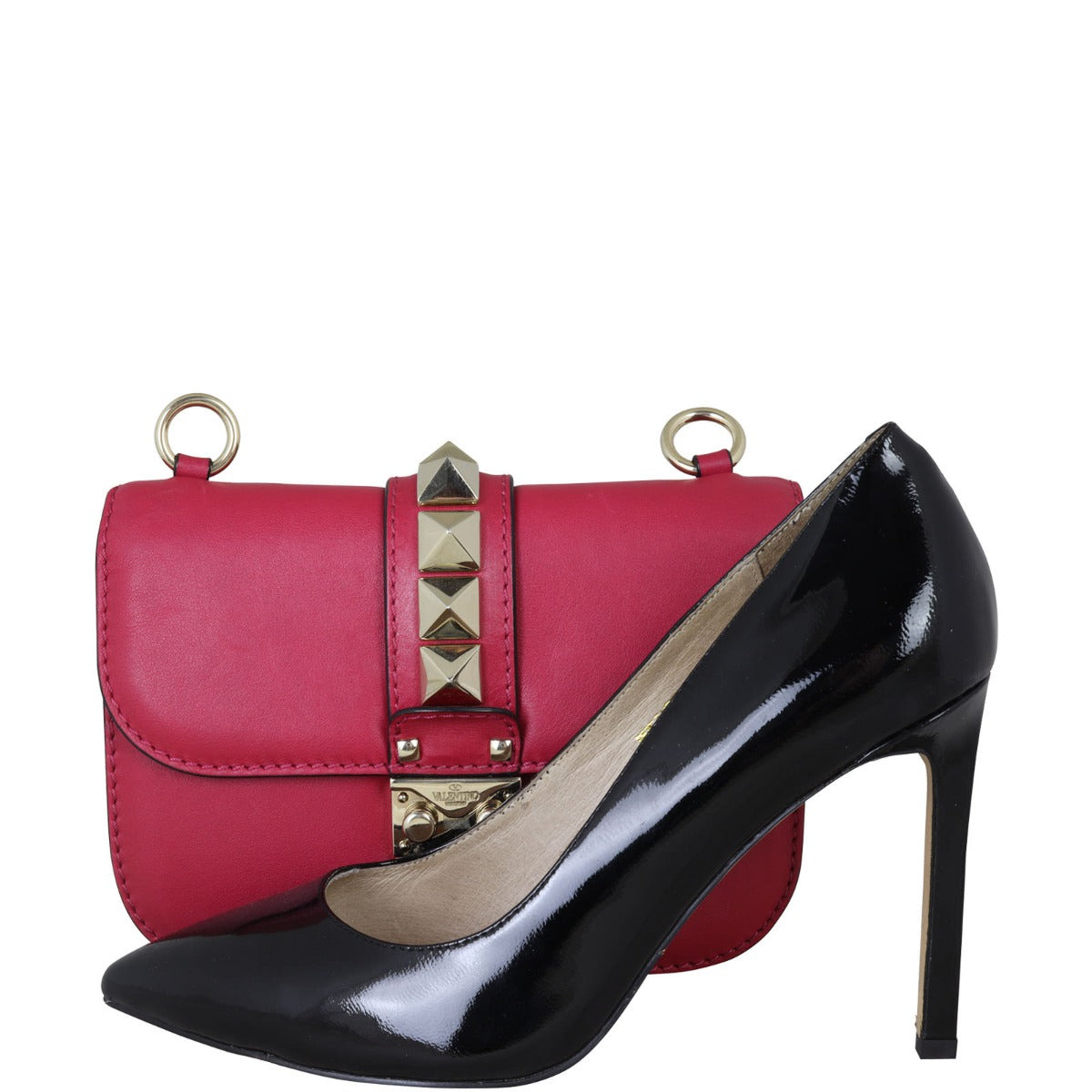 Valentino Glam Lock Small Shoulder Bag
