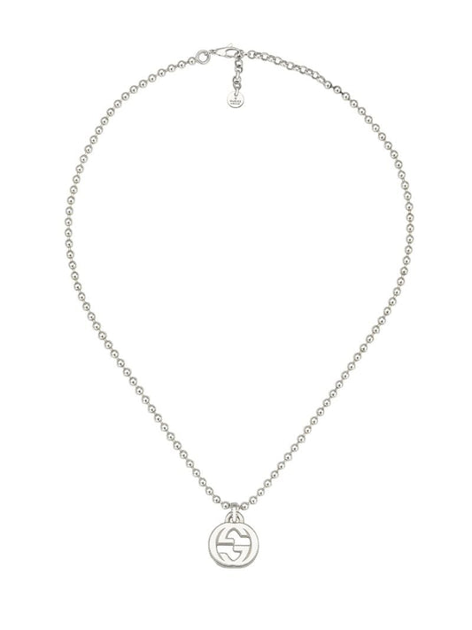 Gucci - Interlocking G necklace in silver - women - Sterling Silver - One Size - Metallic