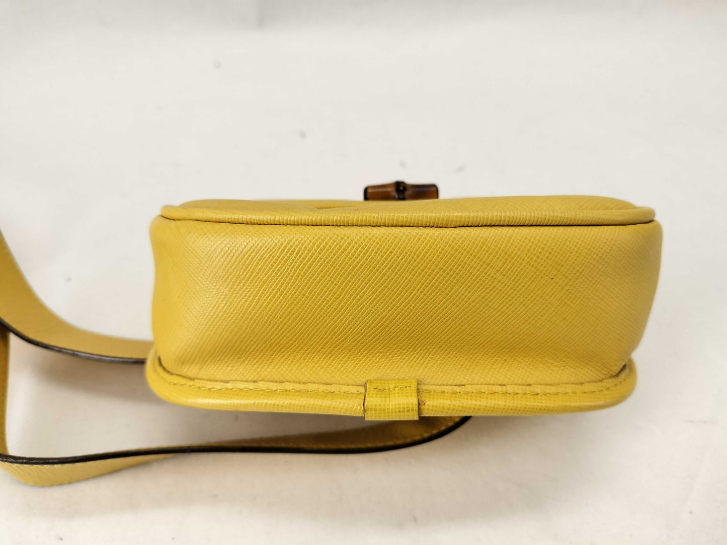 Gucci Bamboo 1947 Shoulder Bag Leather Brown Leather Clutche & Pouche Bag ( )