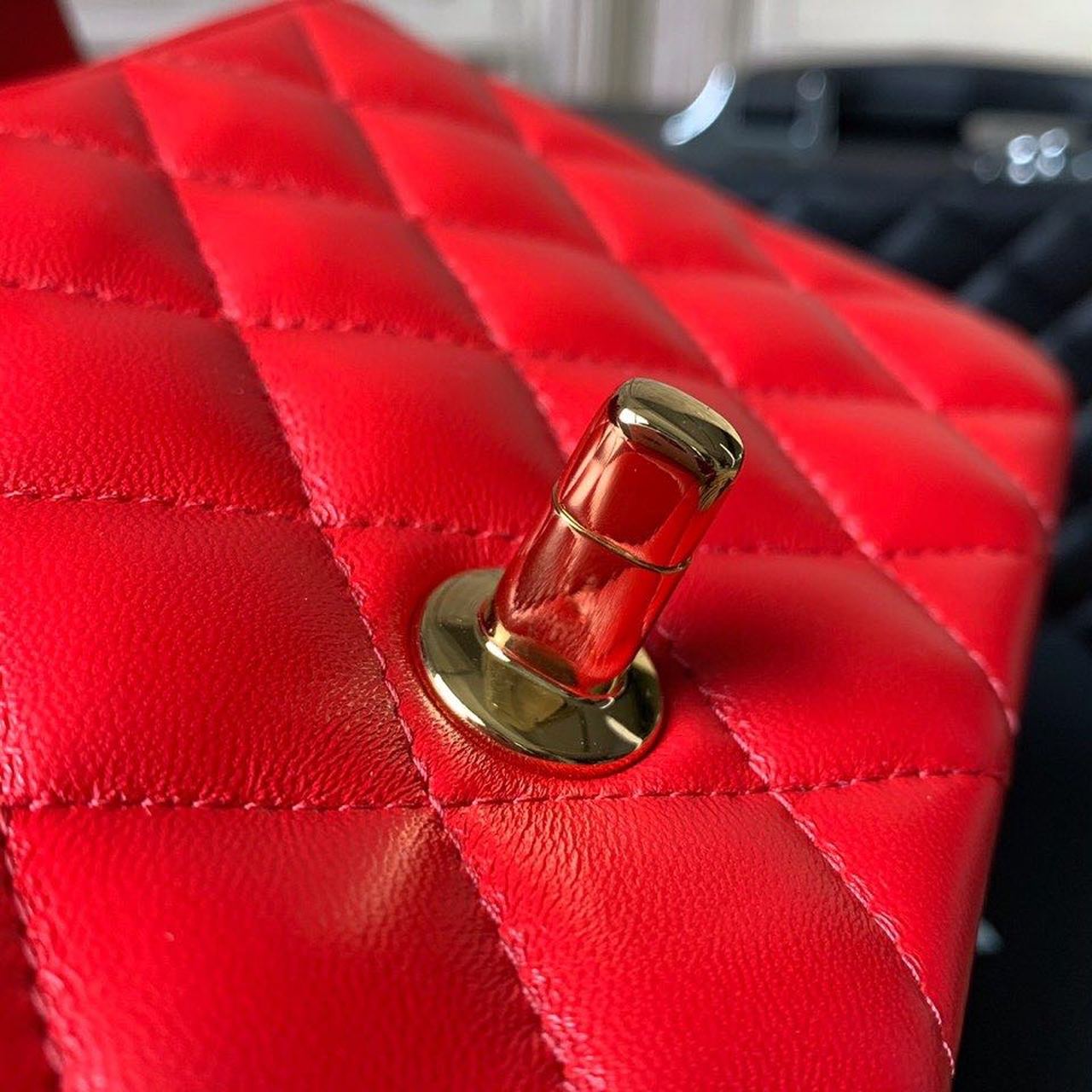 CHLMini Flap Bag Red For Women, Women’s Bags, Women’s Bag, Shoulder And Crossbody 7.8in/20cm A69900