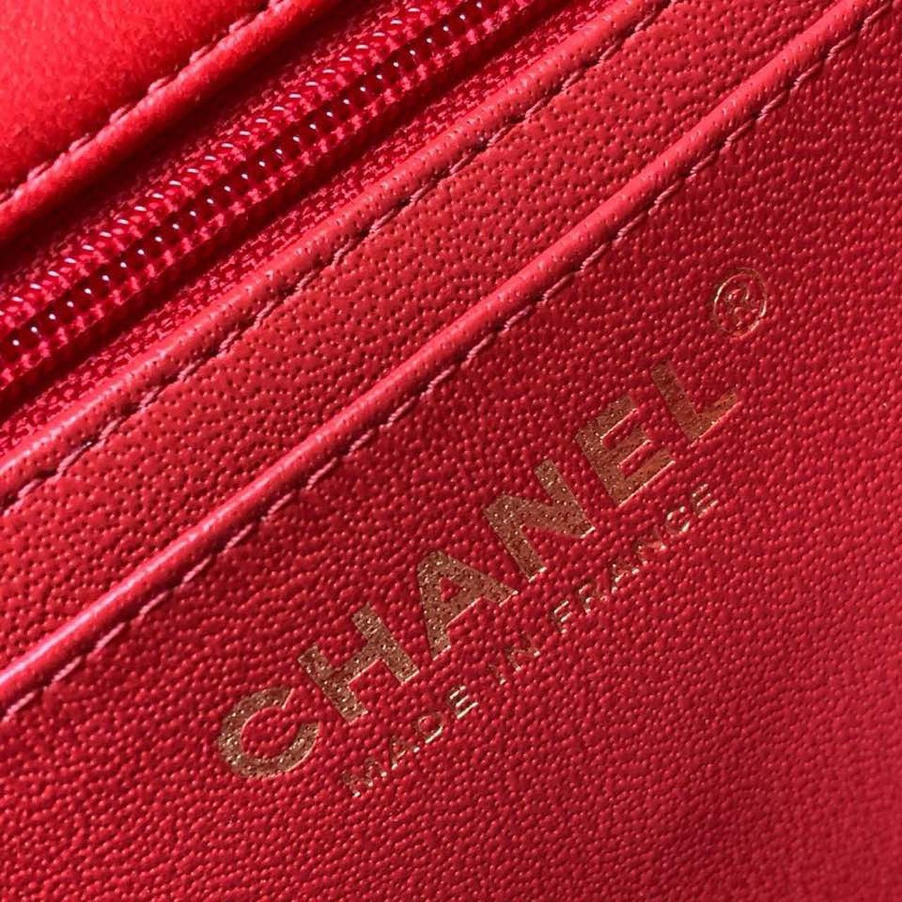 CHLMini Flap Bag Red For Women, Women’s Bags, Women’s Bag, Shoulder And Crossbody 7.8in/20cm A69900
