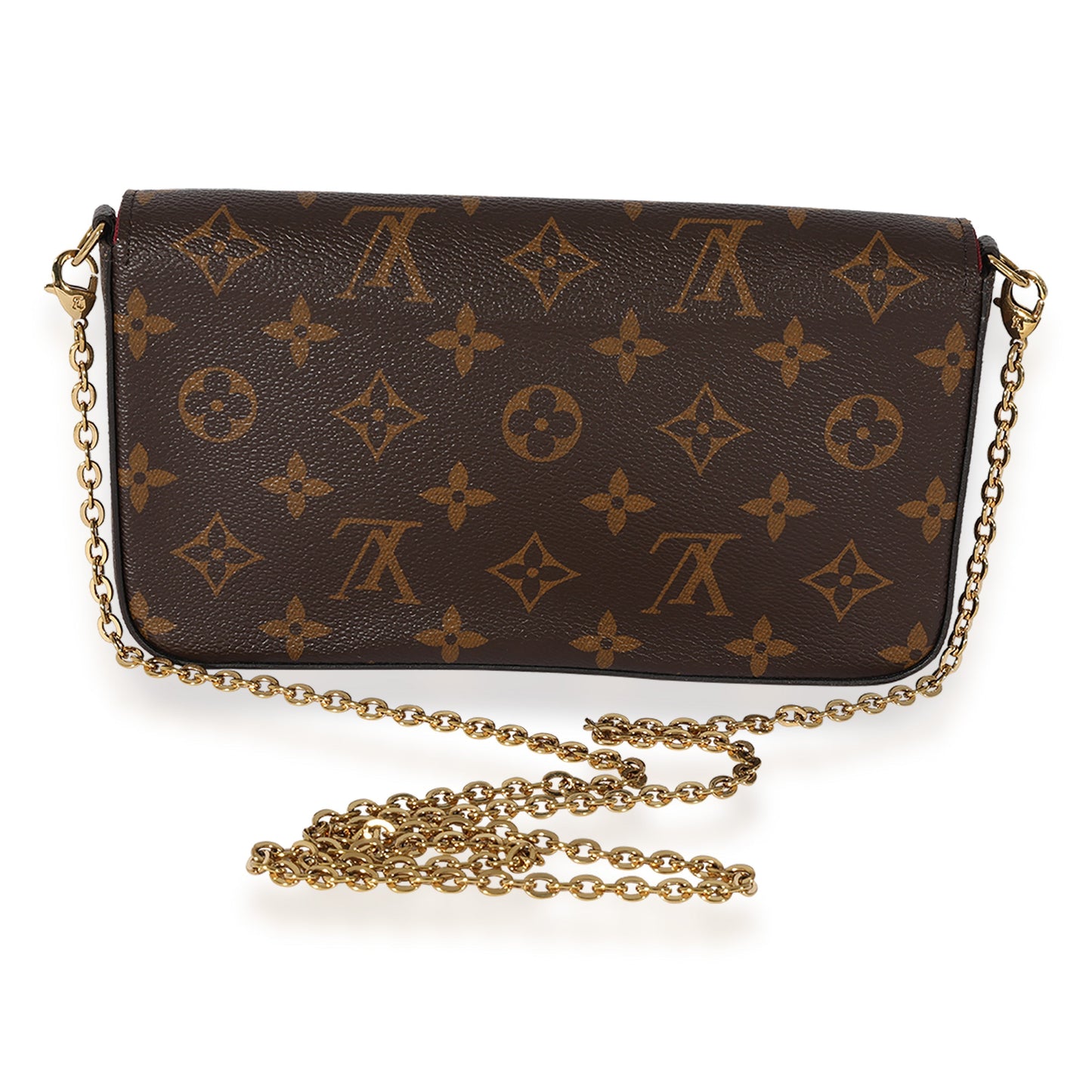 Louis Vuitton  Fuchsia & Monogram Canvas Félicie Pochette
