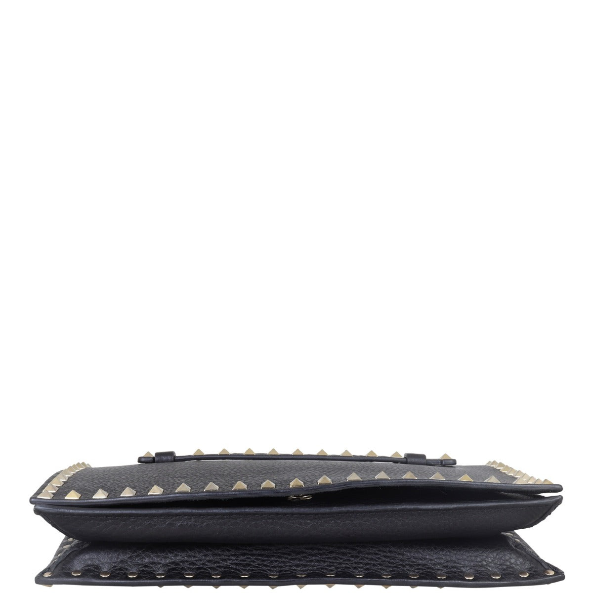Valentino Rockstud Wristlet Flap Clutch