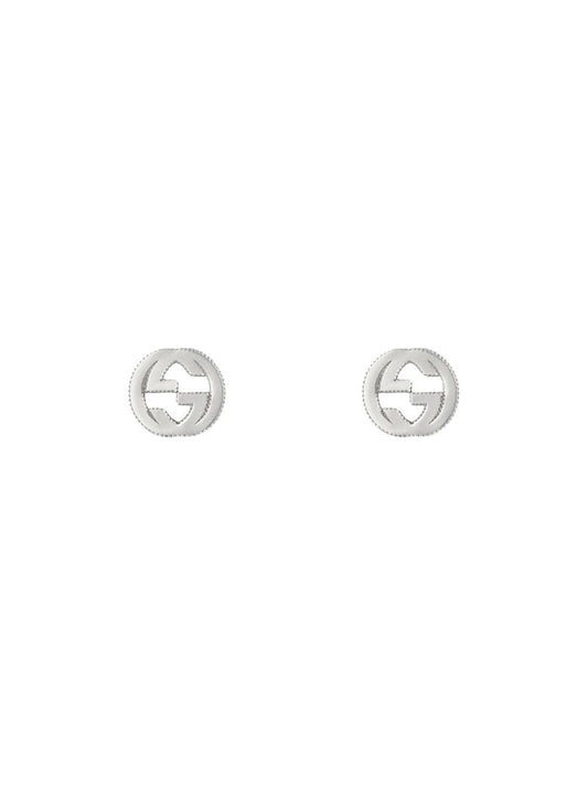 Gucci - Interlocking G earrings in silver - women - Sterling Silver - One Size - Metallic