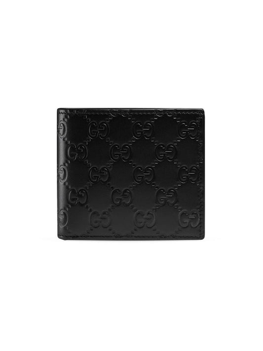 Gucci - Gucci Signature coin wallet - men - Leather - One Size - Black