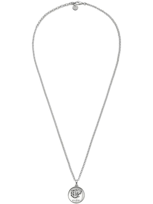 Gucci - ”Blind For Love” necklace in silver - women - Sterling Silver - One Size - Metallic