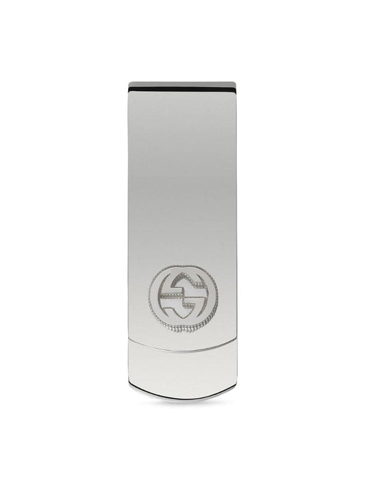 Gucci - Money clip in silver with interlocking G - men - Sterling Silver - One Size - Metallic