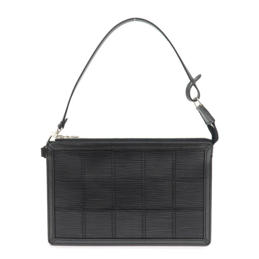 Louis Vuitton Epi Stretch Delmonico Hand Bag Noir Black M54602