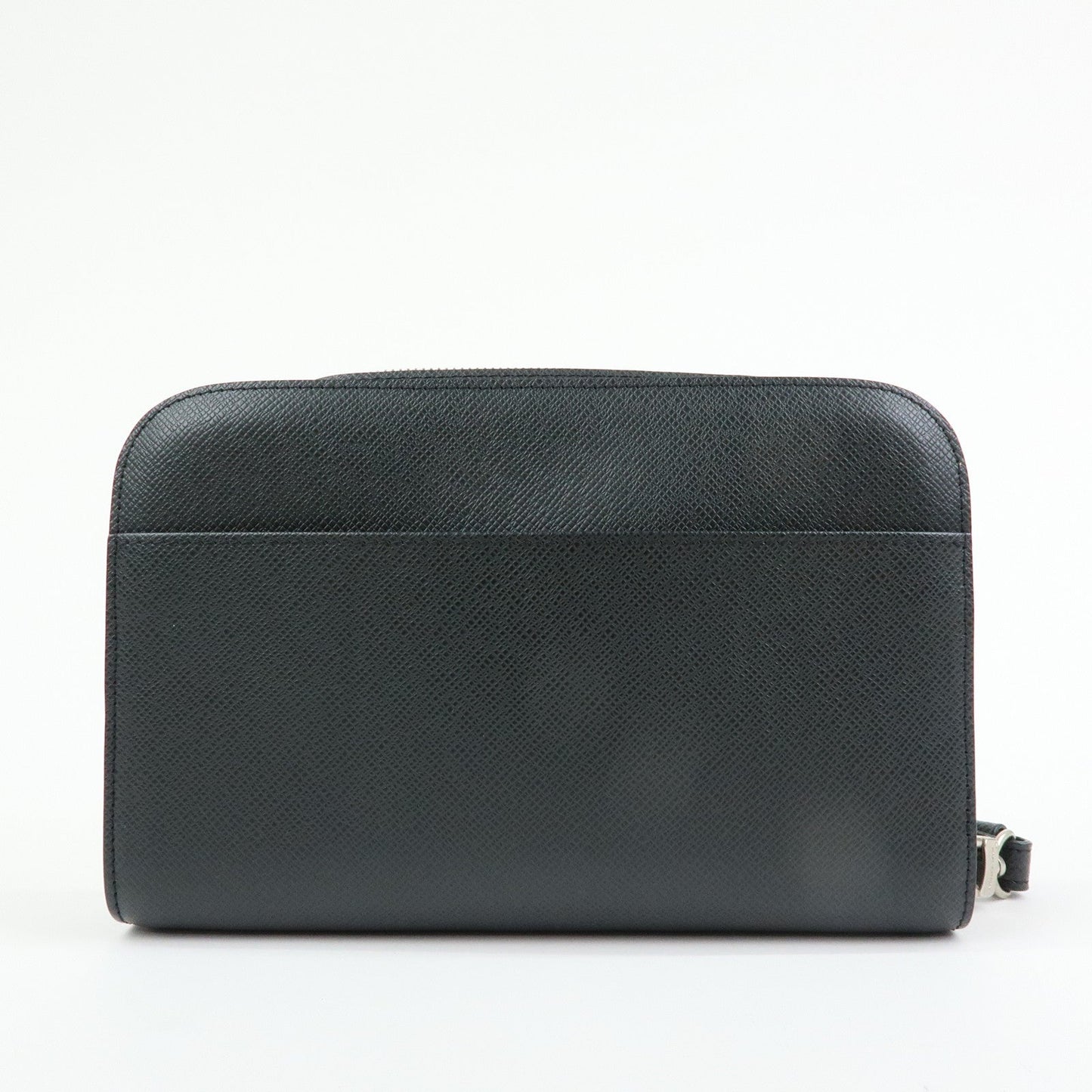 Louis Vuitton Taiga Baikal Leather Clutch Bag Pouch Ardoise M30182
