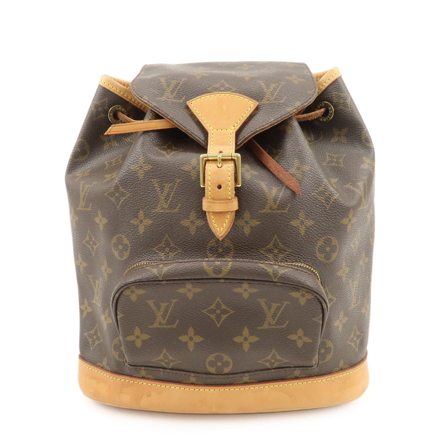 Louis Vuitton Monogram Montsouris MM Back Pack Brown M51136  d
