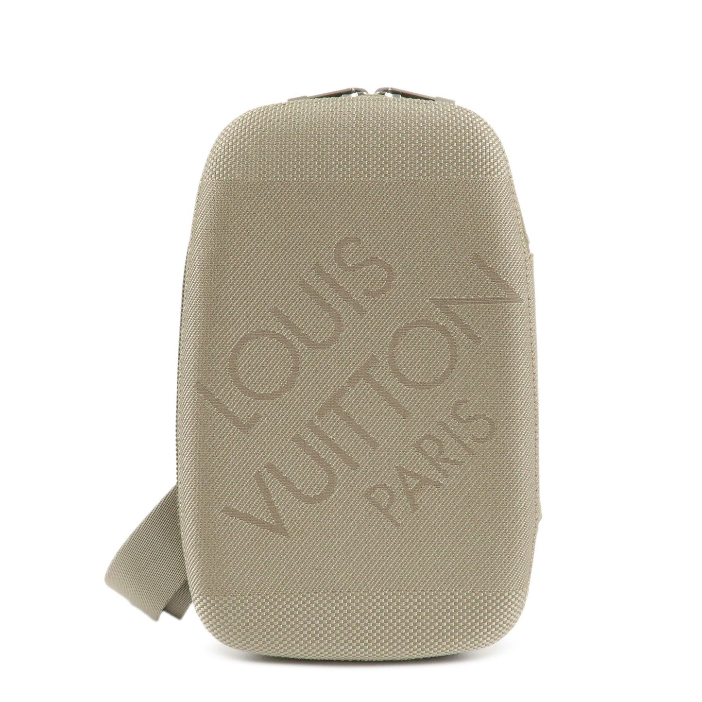 Louis Vuitton Damier Geant Mage Body Bag Silver HDW Terre M93500  d