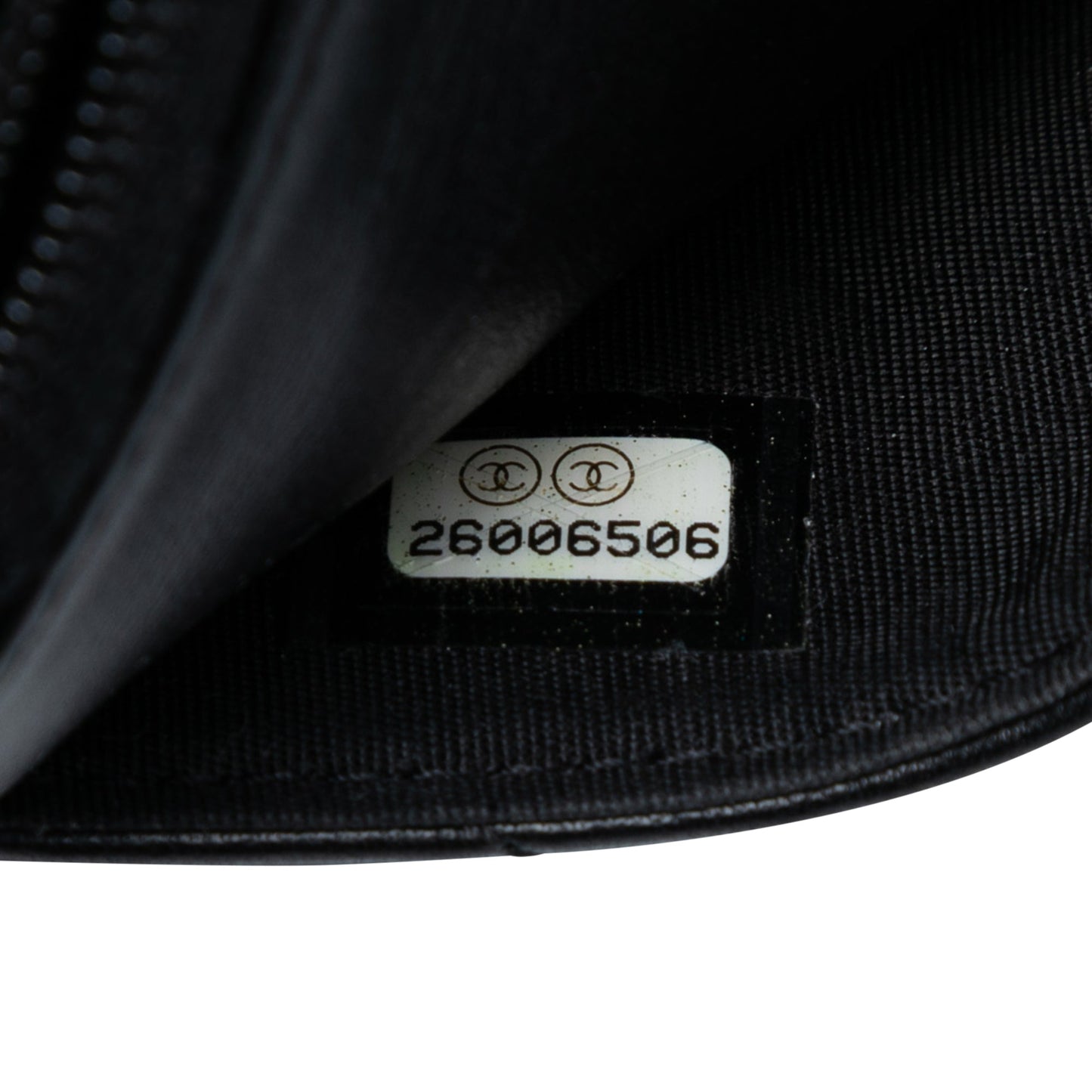 Black Chanel Chevron Lambskin Button Wallet On Chain Crossbody Bag