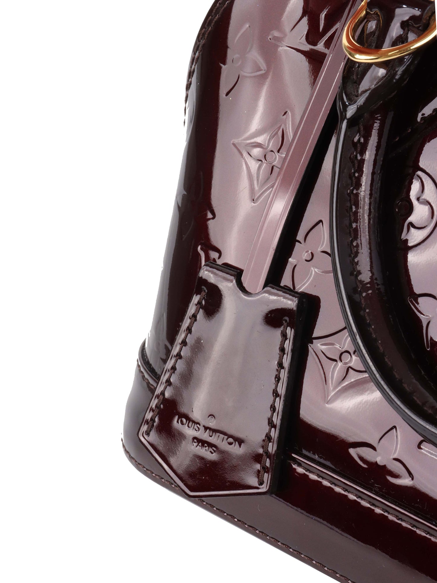 Louis Vuitton Vernis Alma BB Monogram Patent Leather.