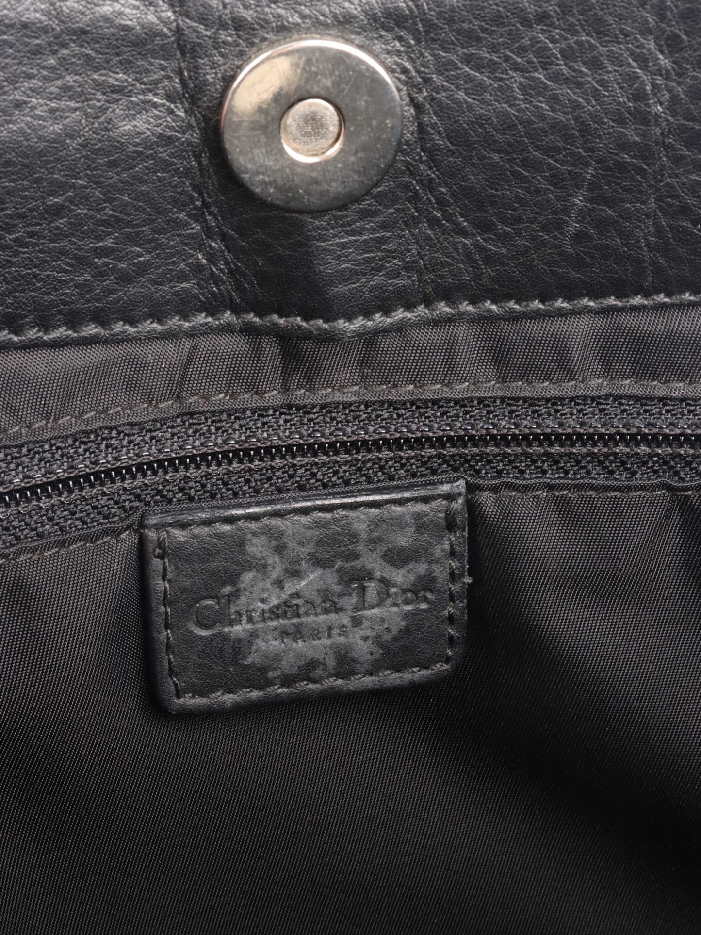 Dior Black   Canvas Pocket Bag.