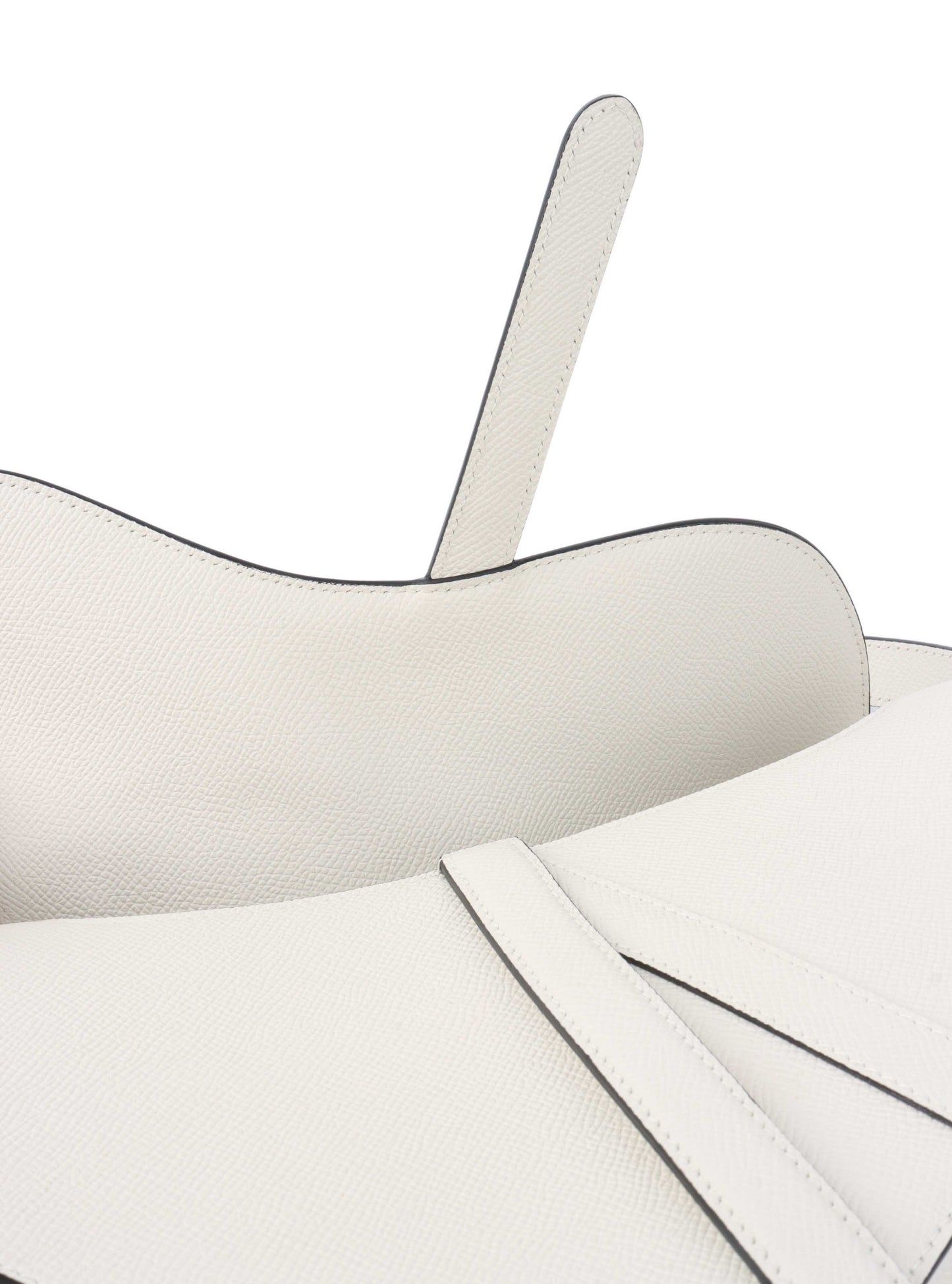 Dior White Saddle Bag.
