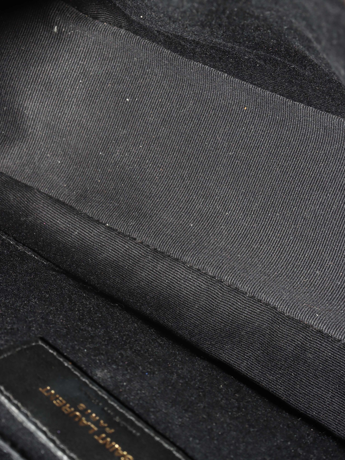 Saint Laurent Black Lou Camera Bag.
