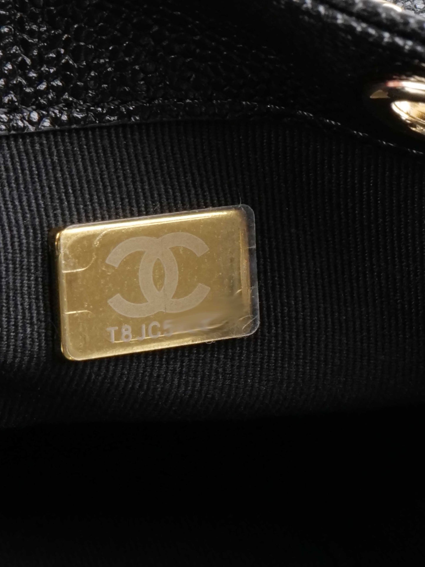 Chanel Black Caviar Duma Backpack.