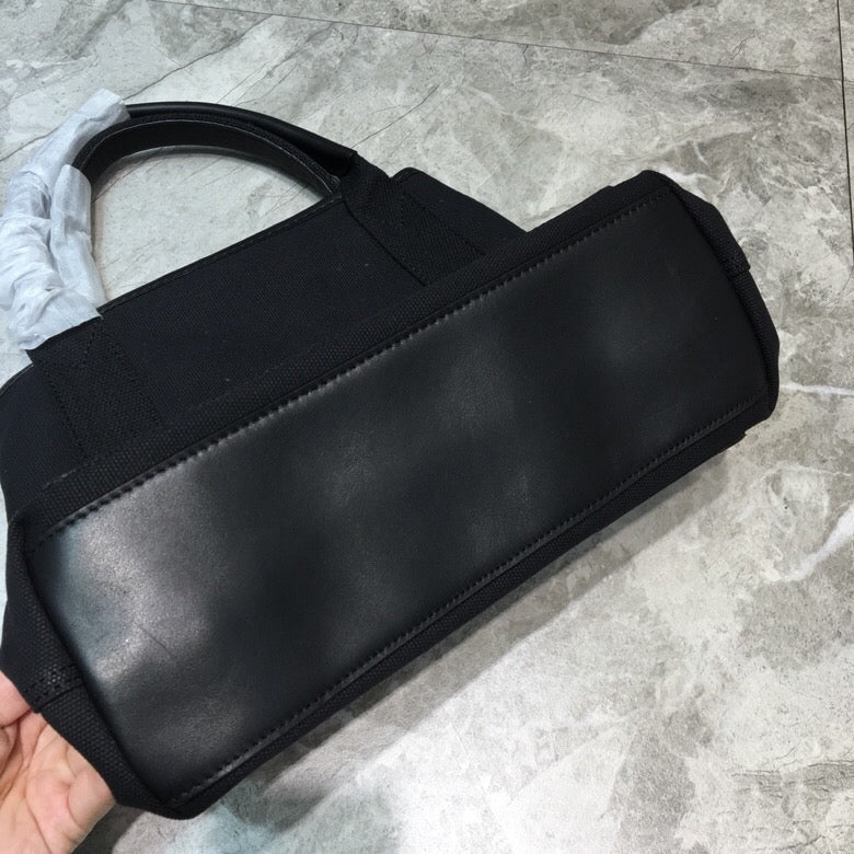 Top Quality Navy Small Cabas Tote Bag In Black, For Women,  Bags 18.5in/47cm 3399332HH3N1000
