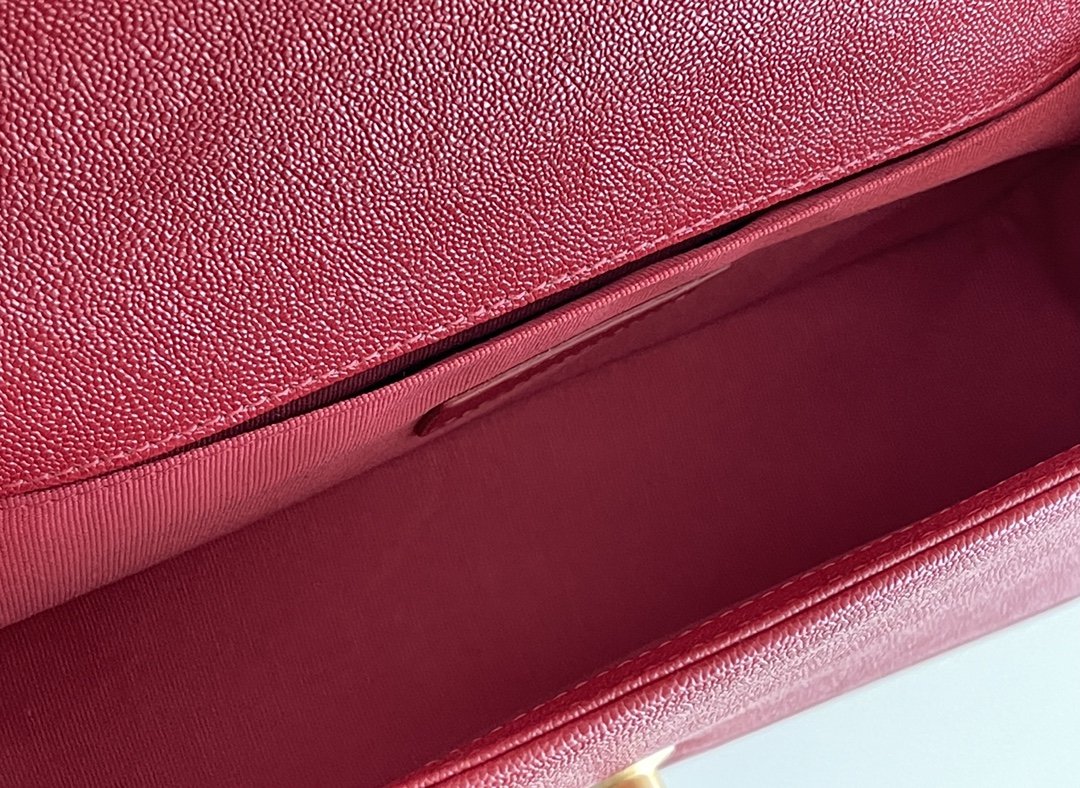CHLMeTop Qualityum Boy Handbag Red For Women 9.8in/25cm A67086
