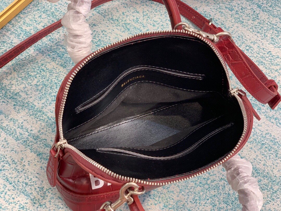Top Quality Ville Mini Handbag In Dark Red, For Women,  Bags 4.7in/12cm