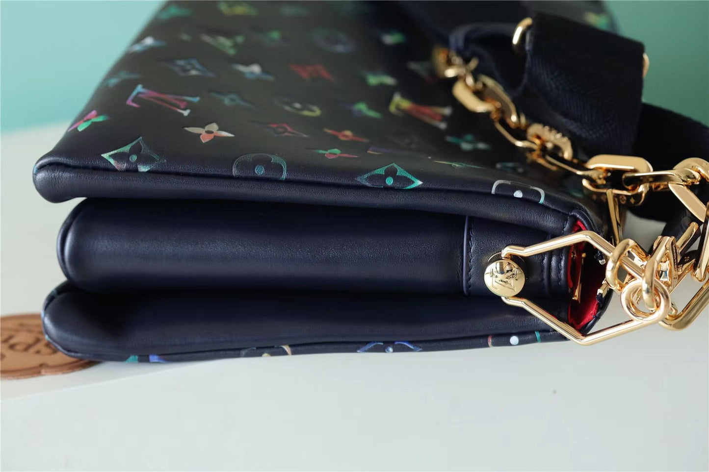 Top Quality Coussin PM Puffy Navy Blue For Women,  Shoulder And Crossbody Bags 10.2n/26cm Top Quality