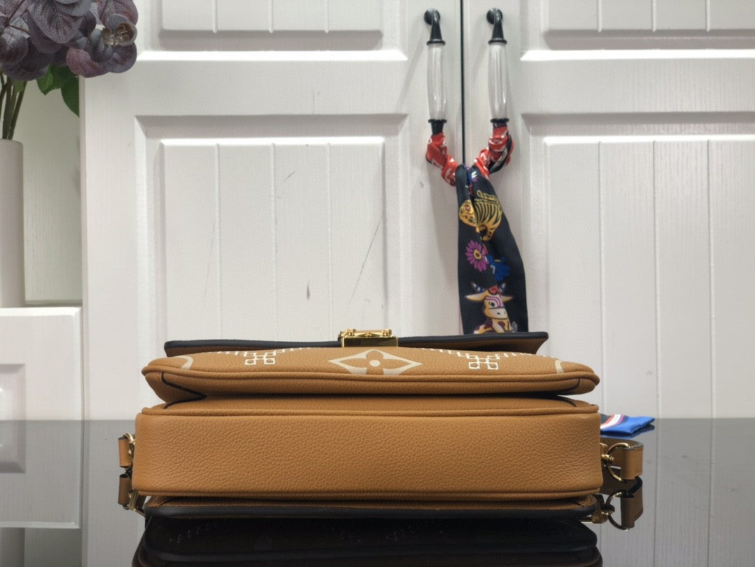Top Quality Pochette Metis Monogram Empreinte Arizona Brown For Spring,  Shoulder And Crossbody Bags 9.8in/25cm Top Quality M46018