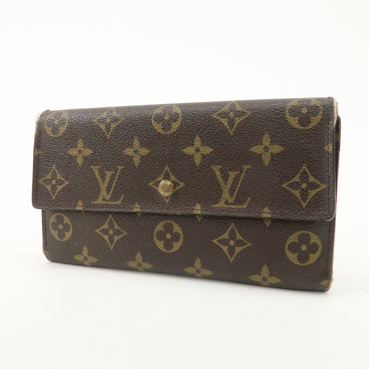 Louis Vuitton Set of 2 Monogram Canvas Long Wallet M61217 M61215  d
