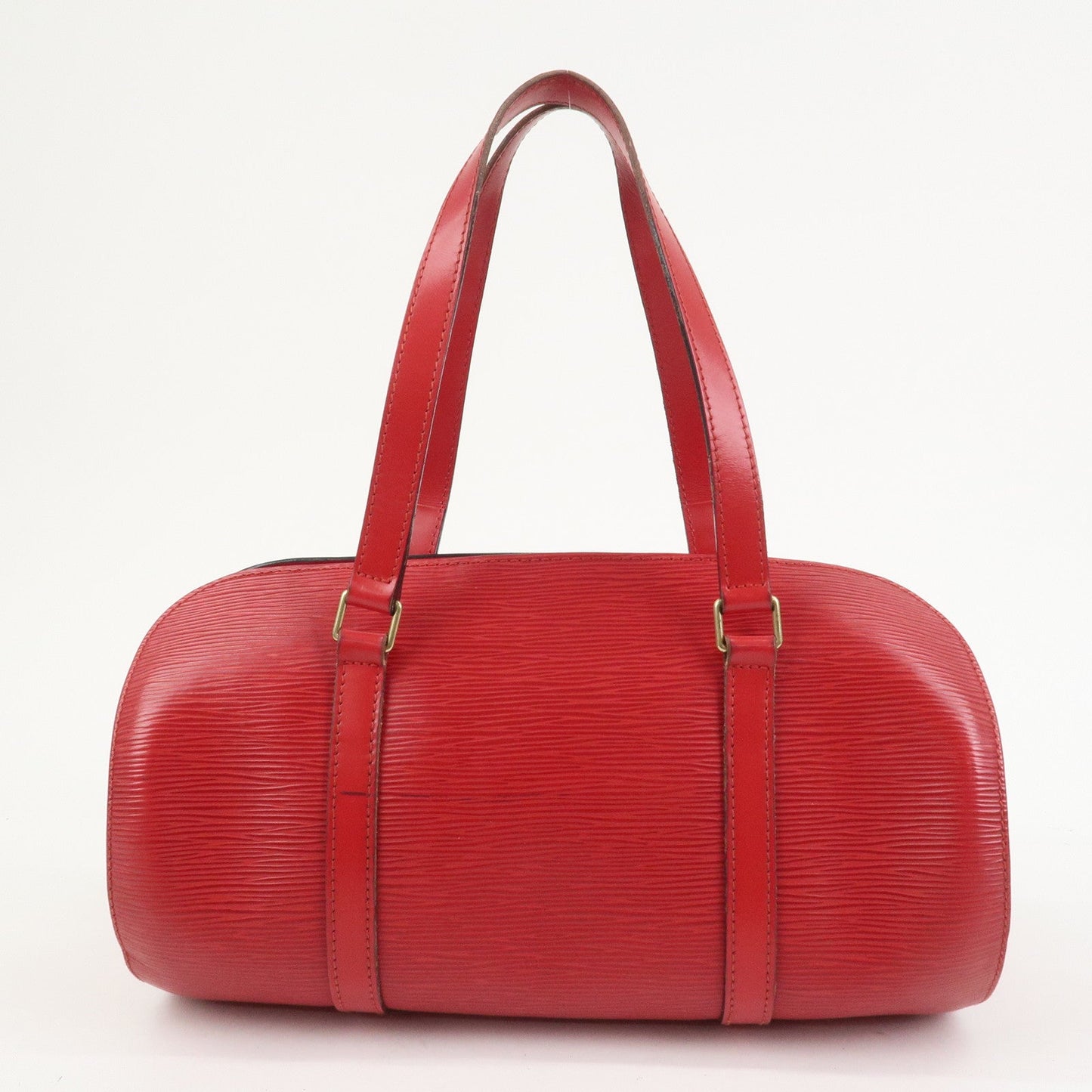 Louis Vuitton Epi Soufflot Hand Bag Castillian Red M52227