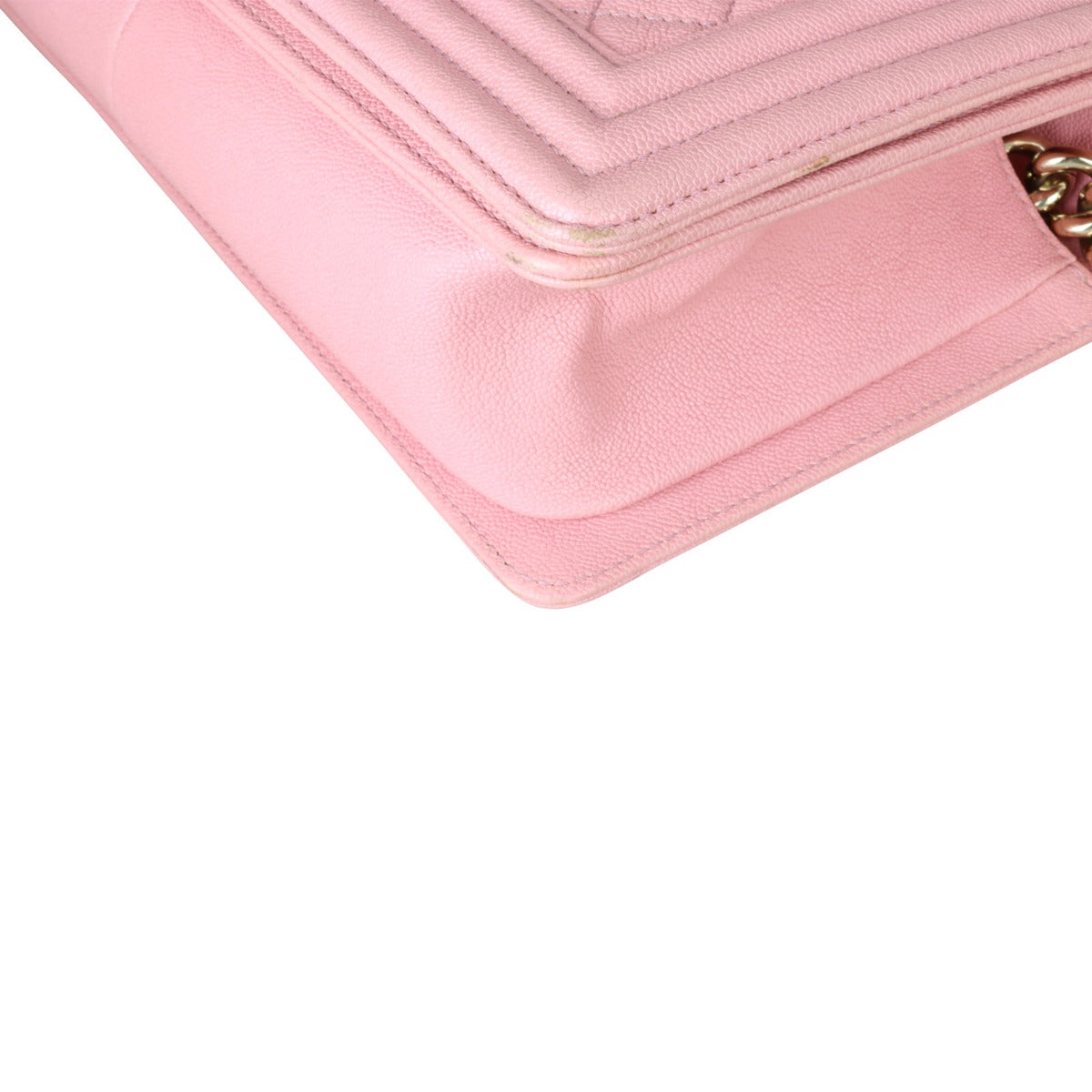 Chanel Boy Old Medium | Pink Caviar