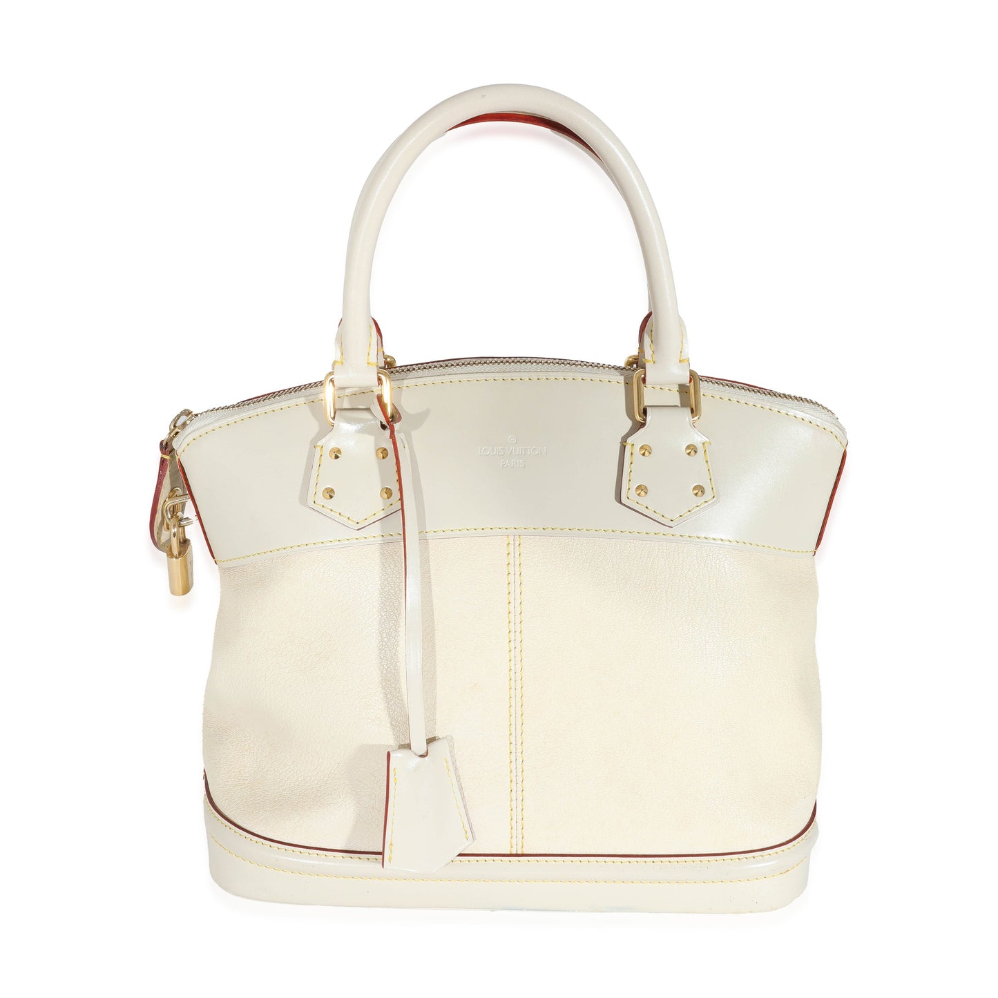 Louis Vuitton  Ivory Leather Suhali Lockit MM