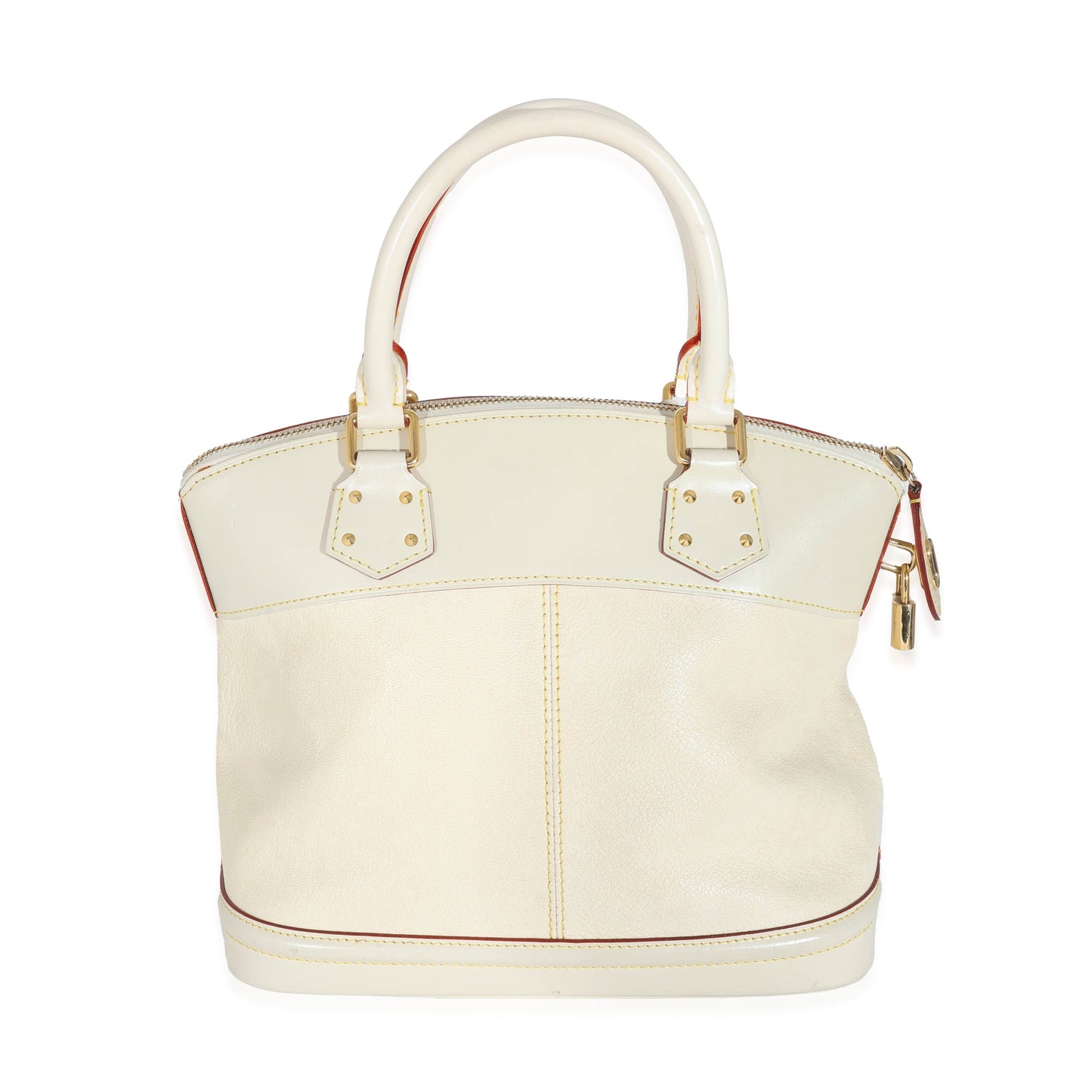 Louis Vuitton  Ivory Leather Suhali Lockit MM
