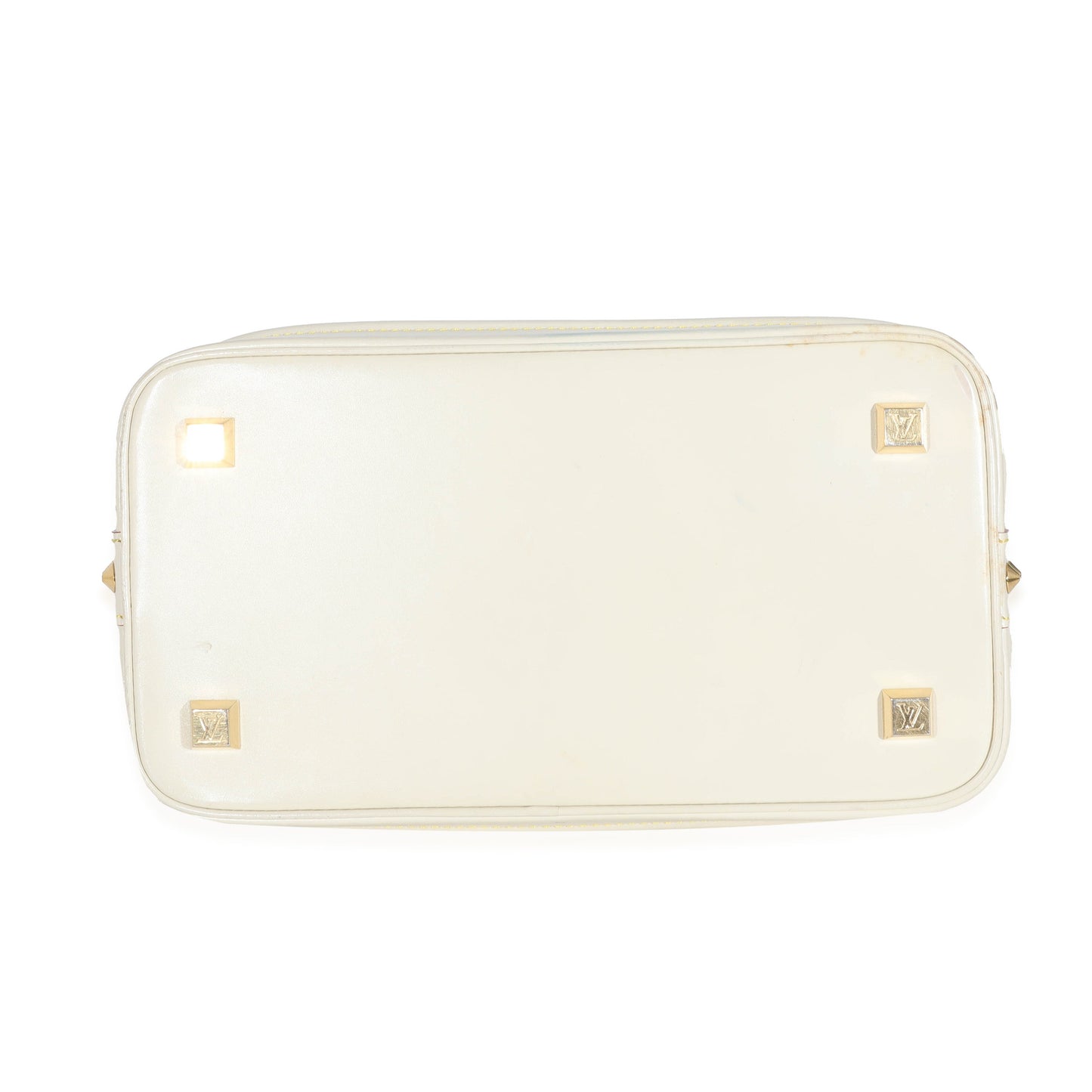 Louis Vuitton  Ivory Leather Suhali Lockit MM
