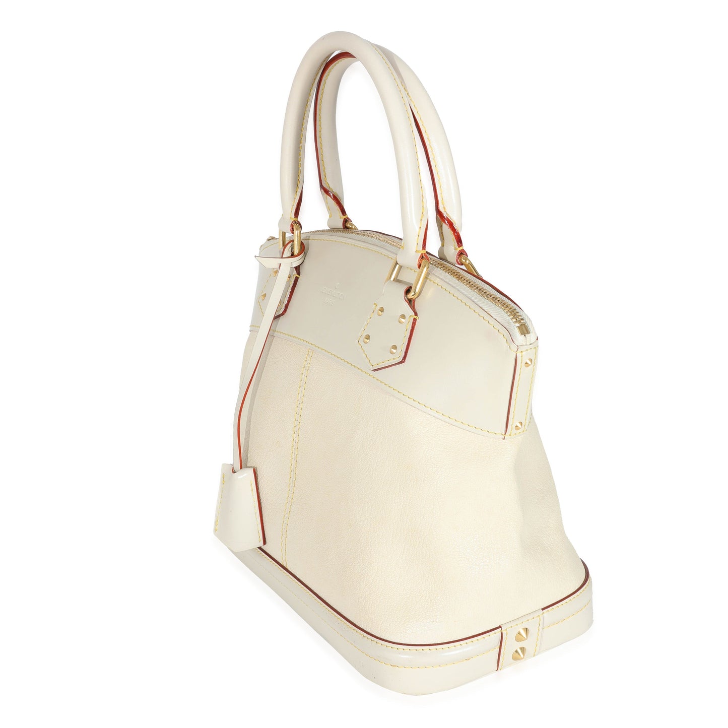 Louis Vuitton  Ivory Leather Suhali Lockit MM