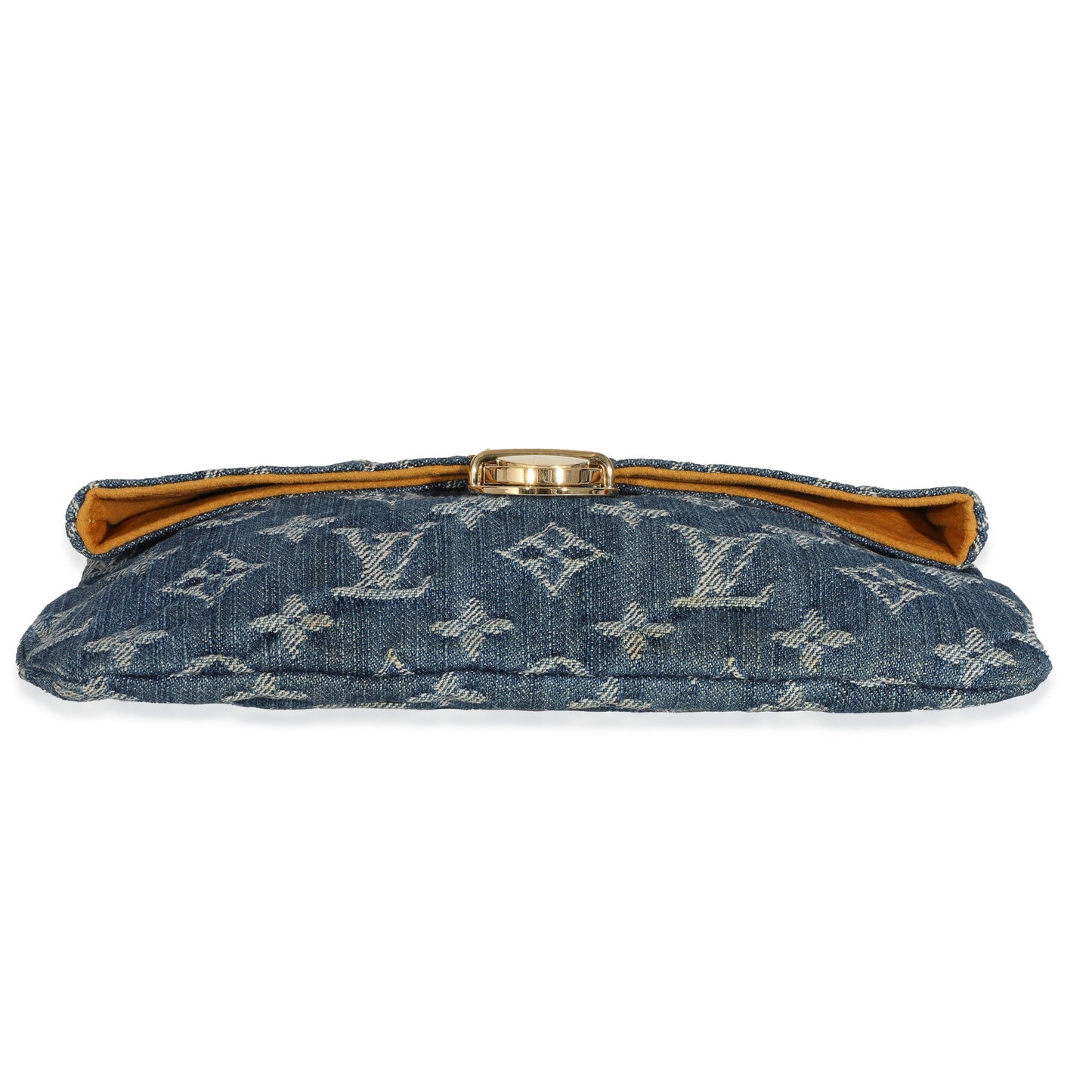 Louis Vuitton  Blue Monogram Denim Plat Pochette