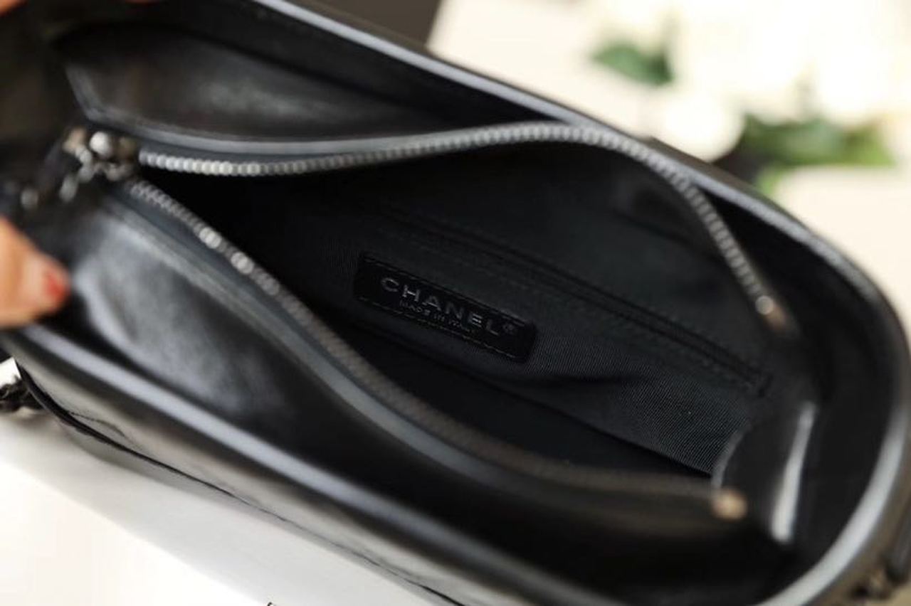 CHL Gabrielle Hobo Bag 20cm Aged Calfskin Leather Spring/Summer Act 1 Collection, So Black