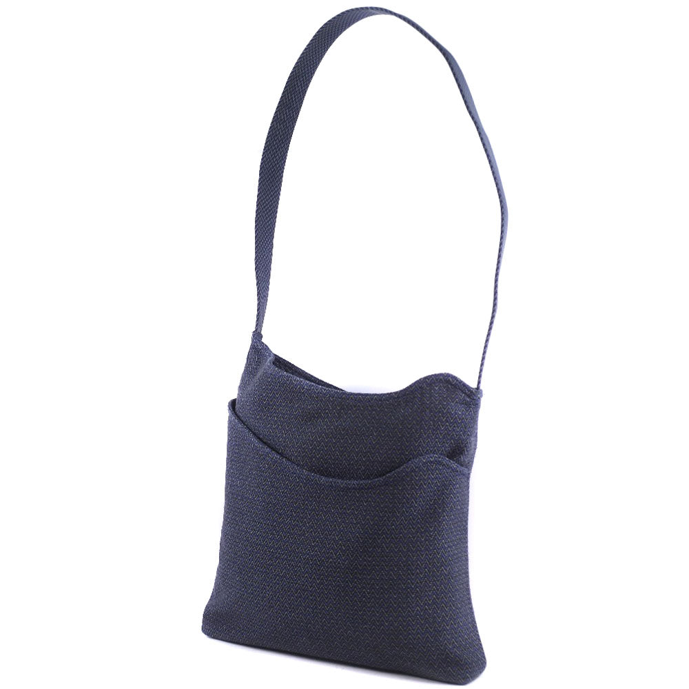 HERMES Shoulder Bag canvas Blue Sac Depansage unisex(Unisex)  d