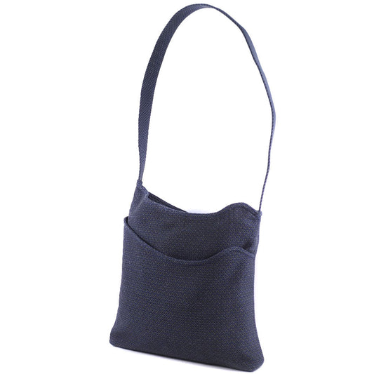 HERMES Shoulder Bag canvas Blue Sac Depansage unisex(Unisex)  d