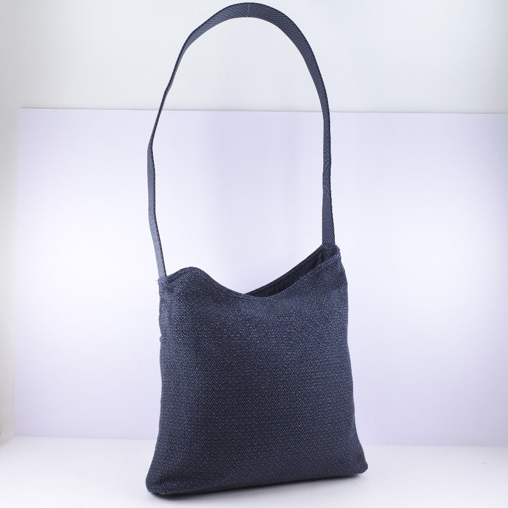 HERMES Shoulder Bag canvas Blue Sac Depansage unisex(Unisex)  d