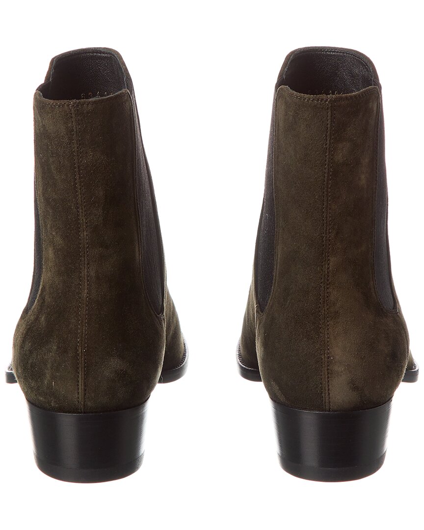 Saint Laurent Wyatt 40 Suede Chelsea Boot ()