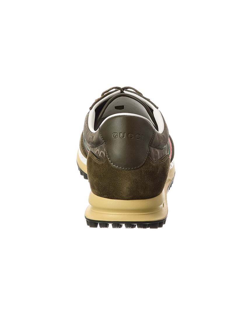 Gucci Re-Motion Gg Canvas & Suede Sneaker