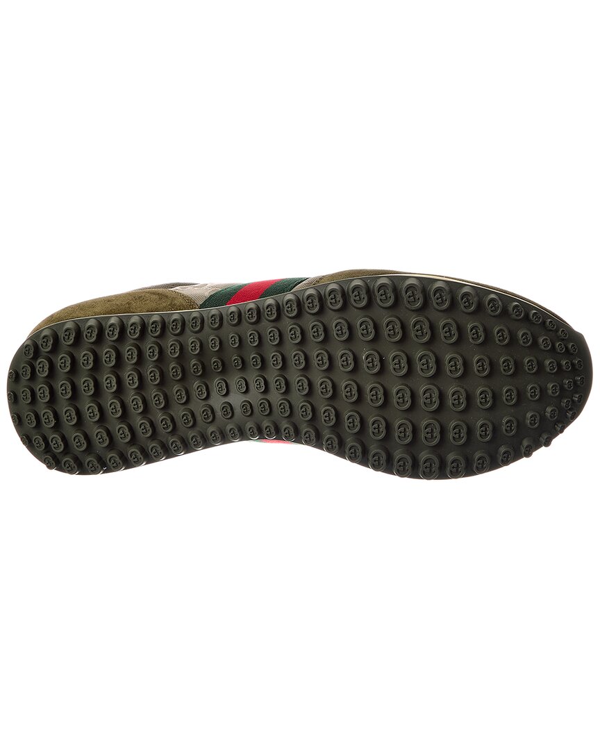 Gucci Re-Motion Gg Canvas & Suede Sneaker