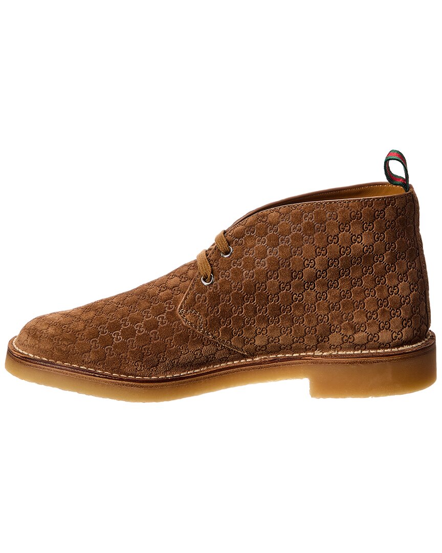 Gucci Gg Suede Bootie